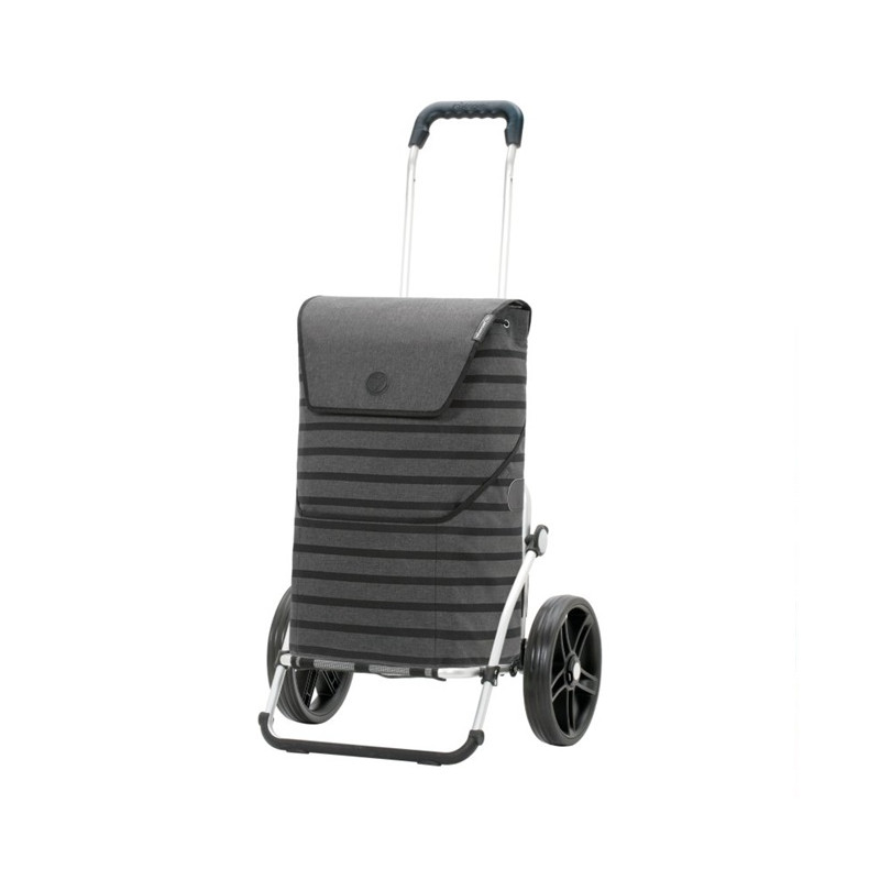 Royal Shopper Jelke - Chariot de courses 2 roues - Anthracite - 46 L - Andersen Shopper Manufaktur