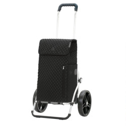 Royal Shopper Lissa - Chariot de courses 2 roues - Noir - 43 L - Andersen Shopper Manufaktur