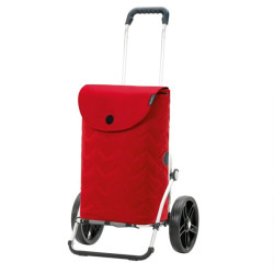Royal Shopper Hilma - Chariot de courses 2 roues - Rouge - 45 L - Andersen Shopper Manufaktur