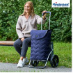 Royal Shopper Hilma - Chariot de courses 2 roues - Bleu - 45 L - Andersen Shopper Manufaktur