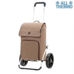 Royal Shopper Ipek Maxi - Chariot de courses 2 roues - Sable - 40 L - Andersen Shopper Manufaktur