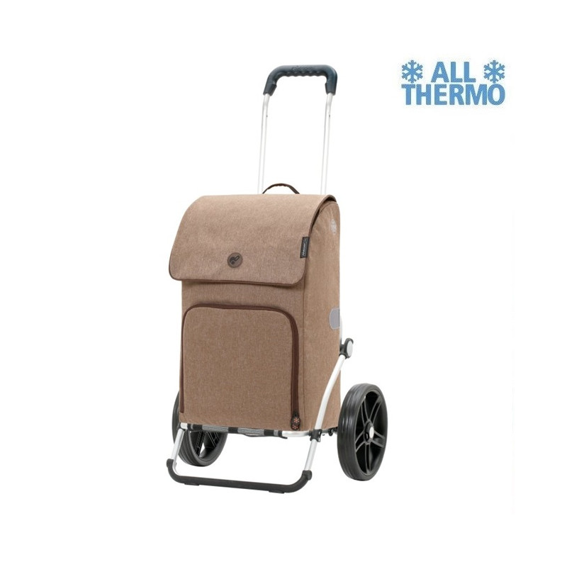 Royal Shopper Ipek Maxi - Chariot de courses 2 roues - Sable - 40 L - Andersen Shopper Manufaktur