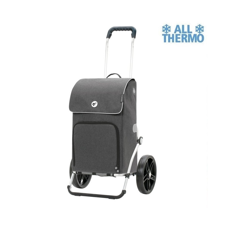 Royal Shopper Ipek Maxi - Chariot de courses 2 roues - Anthracite - 40 L - Andersen Shopper Manufaktur