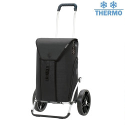 Royal Shopper Oli.P 3.0 - Chariot de courses 2 roues - Noir - 50 L - Andersen Shopper Manufaktur