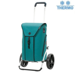 Royal Shopper Oli.P 3.0 - Chariot de courses 2 roues - Pétrole - 50 L - Andersen Shopper Manufaktur