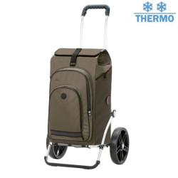 Royal Shopper Hydro 3.0 - Chariot de courses 2 roues - Olive - 62 L - Andersen Shopper Manufaktur
