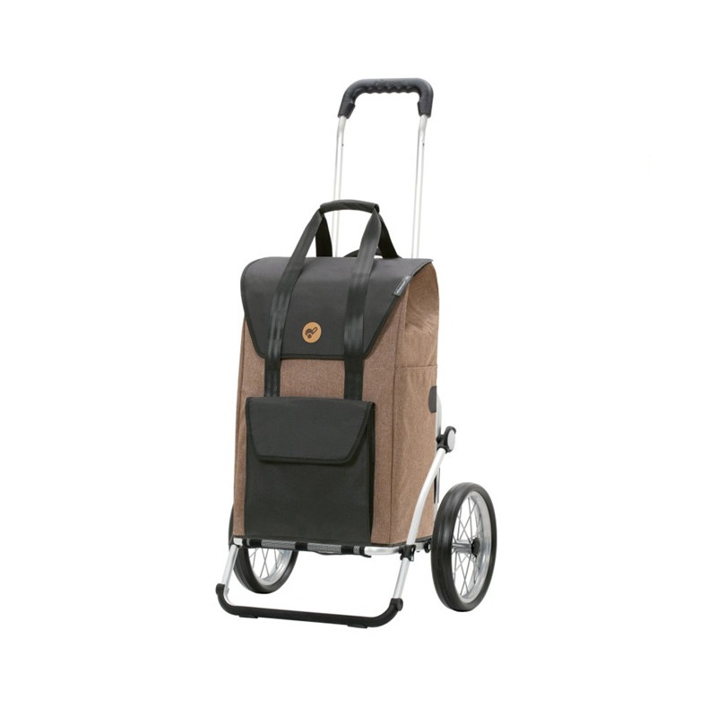 Royal Shopper Senta 2.0 - Chariot de courses 2 roues - Sable - 49 L - Andersen Shopper Manufaktur