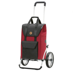 Royal Shopper Senta 2.0 - Chariot de courses 2 roues - Rouge - 49 L - Andersen Shopper Manufaktur