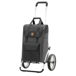 Royal Shopper Senta 2.0 - Chariot de courses 2 roues - Noir - 49 L - Andersen Shopper Manufaktur