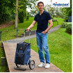 Royal Shopper Senta 2.0 - Chariot de courses 2 roues - Bleu - 49 L - Andersen Shopper Manufaktur