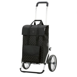 Royal Shopper Lisa - Chariot de courses 2 roues - Noir - 49 L - Andersen Shopper Manufaktur