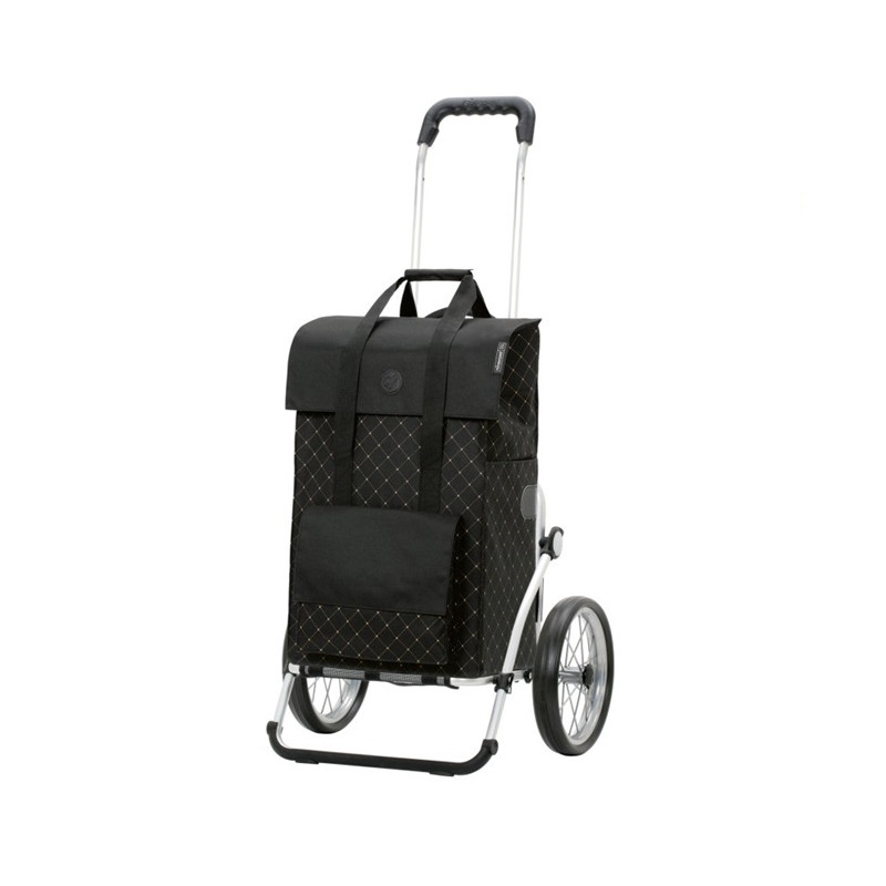 Royal Shopper Lisa - Chariot de courses 2 roues - Noir - 49 L - Andersen Shopper Manufaktur