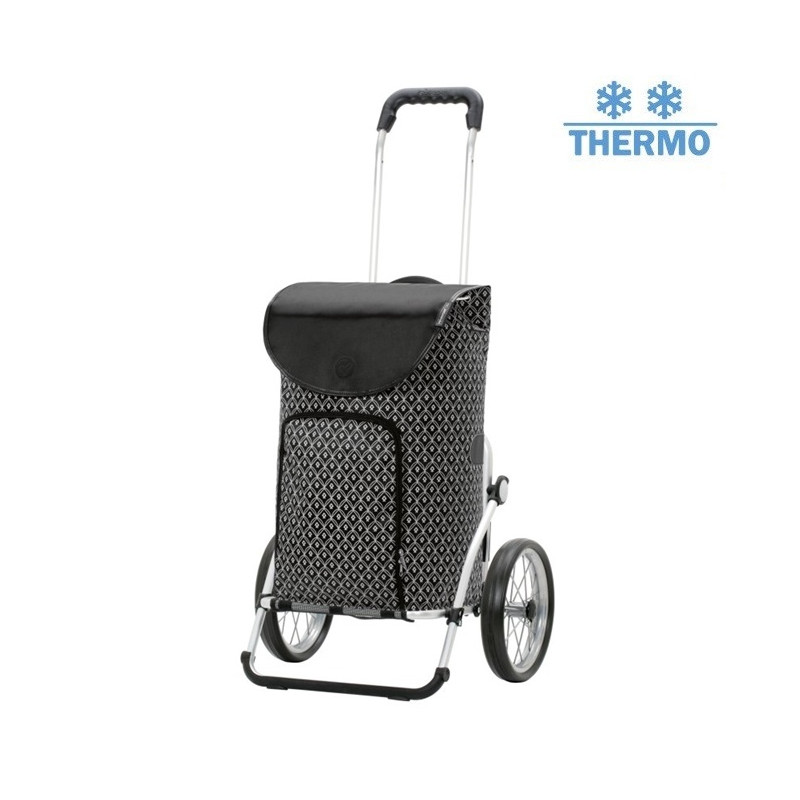 Royal Shopper Famke - Chariot de courses 2 roues - Noir - 47 L - Andersen Shopper Manufaktur