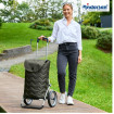 Royal Shopper Hilma - Chariot de courses 2 roues - Olive - 45 L - Andersen Shopper Manufaktur
