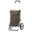 Royal Shopper Hilma - Chariot de courses 2 roues - Olive - 45 L - Andersen Shopper Manufaktur