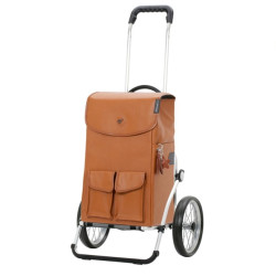 Royal Shopper Abbo - Chariot de courses 2 roues - Marron - 42 L - Andersen Shopper Manufaktur