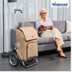 Royal Shopper Ipek Maxi - Chariot de courses 2 roues - Sable - 40 L - Andersen Shopper Manufaktur