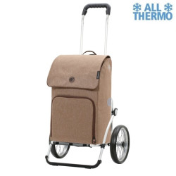 Royal Shopper Ipek Maxi - Chariot de courses 2 roues - Sable - 40 L - Andersen Shopper Manufaktur