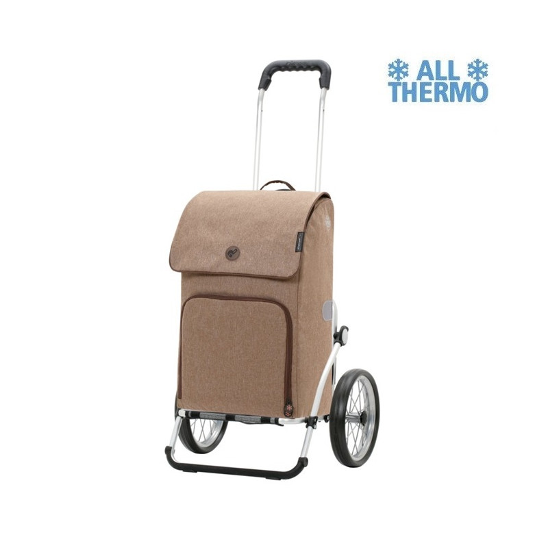 Royal Shopper Ipek Maxi - Chariot de courses 2 roues - Sable - 40 L - Andersen Shopper Manufaktur