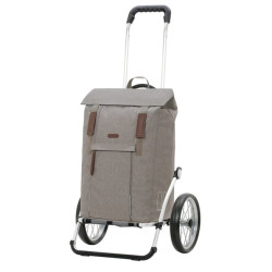 Royal Shopper Basil City - Chariot de courses 2 roues - Gris - 50 L - Andersen Shopper Manufaktur