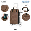 Royal Shopper Inra - Chariot de courses 2 roues - Marron - 44 L - Andersen Shopper Manufaktur