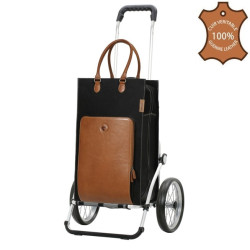 Royal Shopper Charu - Chariot de courses 2 roues - Marron - 49 L - Andersen Shopper Manufaktur
