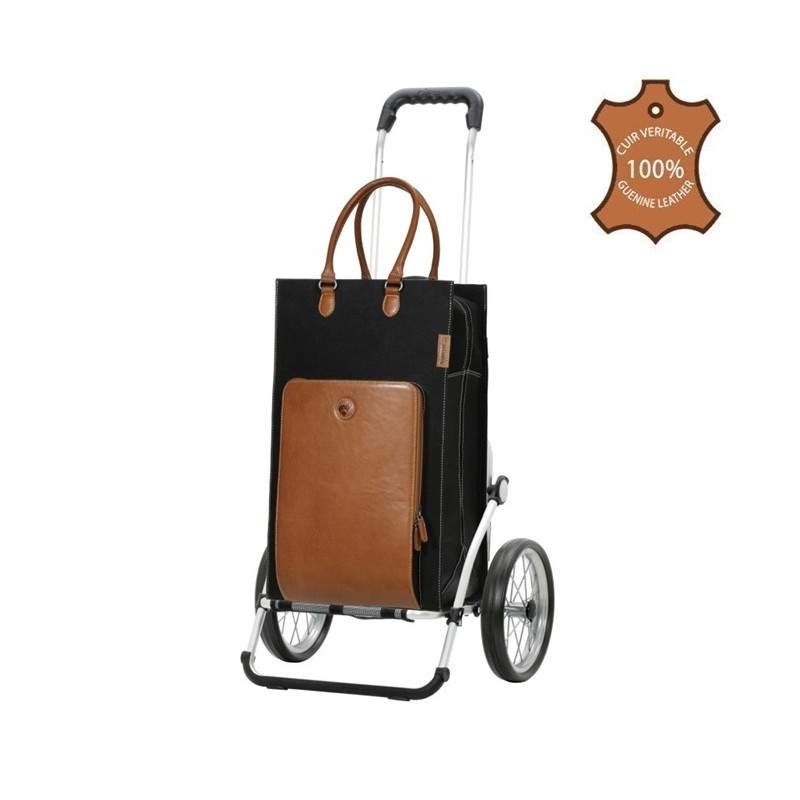 Royal Shopper Charu - Chariot de courses 2 roues - Marron - 49 L - Andersen Shopper Manufaktur