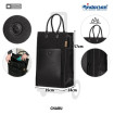 Royal Shopper Charu - Chariot de courses 2 roues - Noir - 49 L - Andersen Shopper Manufaktur