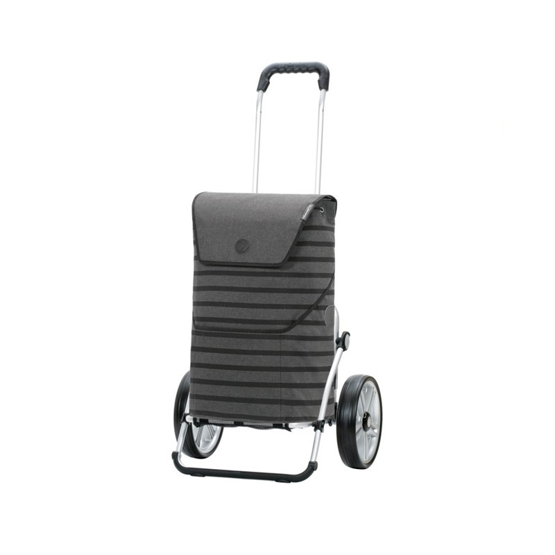 Royal Shopper Jelke - Chariot de courses 2 roues - Anthracite - 46 L - Andersen Shopper Manufaktur