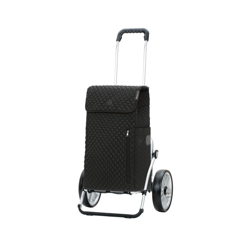 Royal Shopper Lissa - Chariot de courses 2 roues - Noir - 43 L - Andersen Shopper Manufaktur