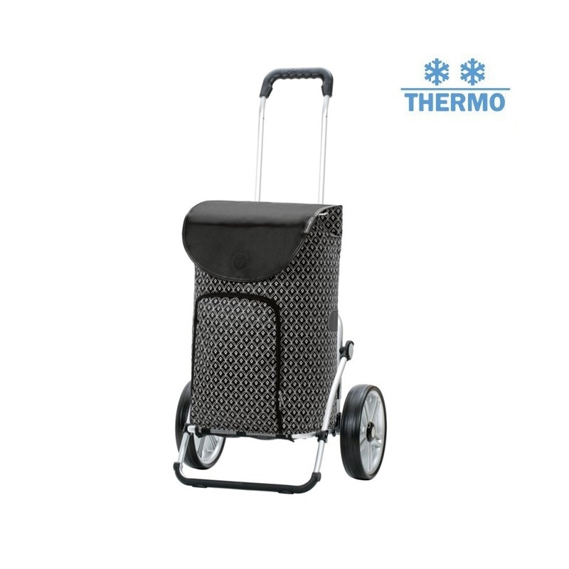 Royal Shopper Famke - Chariot de courses 2 roues - Noir - 47 L - Andersen Shopper Manufaktur