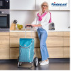 Royal Shopper Famke - Chariot de courses 2 roues - Pétrole - 47 L - Andersen Shopper Manufaktur