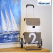Royal Shopper 360° Mole - Chariot de courses 2 roues - Gris - 41 L - Andersen Shopper Manufaktur