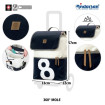 Royal Shopper 360° Mole - Chariot de courses 2 roues - Bleu - 41 L - Andersen Shopper Manufaktur