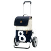 Royal Shopper 360° Mole - Chariot de courses 2 roues - Bleu - 41 L - Andersen Shopper Manufaktur