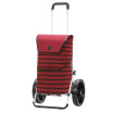 Royal Shopper Jelke - Chariot de courses 2 roues - Bordeaux - 46 L - Andersen Shopper Manufaktur