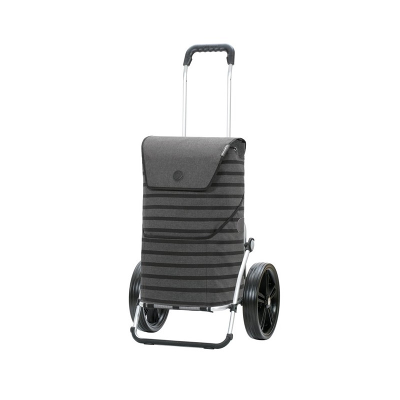 Royal Shopper Jelke - Chariot de courses 2 roues - Anthracite - 46 L - Andersen Shopper Manufaktur