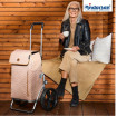 Royal Shopper Lissa - Chariot de courses 2 roues - Sable - 43 L - Andersen Shopper Manufaktur