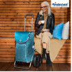 Royal Shopper Famke - Chariot de courses 2 roues - Pétrole - 47 L - Andersen Shopper Manufaktur