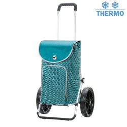 Royal Shopper Famke - Chariot de courses 2 roues - Pétrole - 47 L - Andersen Shopper Manufaktur