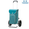 Royal Shopper Famke - Chariot de courses 2 roues - Pétrole - 47 L - Andersen Shopper Manufaktur