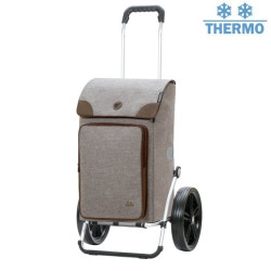 Royal Shopper Holk - Chariot de courses 2 roues - Gris - 45 L - Andersen Shopper Manufaktur