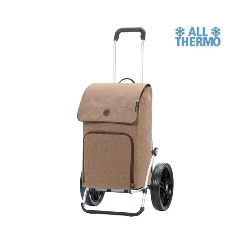 Royal Shopper Ipek Maxi - Chariot de courses 2 roues - Sable - 40 L - Andersen Shopper Manufaktur