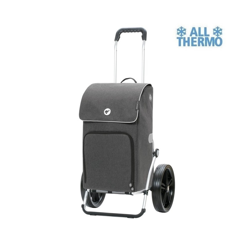 Royal Shopper Ipek Maxi - Chariot de courses 2 roues - Anthracite - 40 L - Andersen Shopper Manufaktur