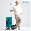 Royal Shopper Oli.P 3.0 - Chariot de courses 2 roues - Pétrole - 50 L - Andersen Shopper Manufaktur