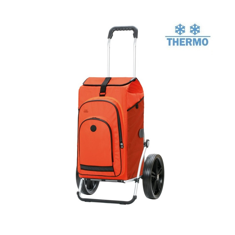 Royal Shopper Hydro 3.0 - Chariot de courses 2 roues - Orange - 62 L - Andersen Shopper Manufaktur