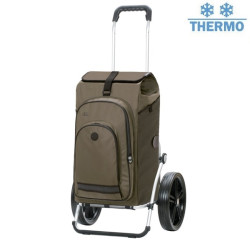 Royal Shopper Hydro 3.0 - Chariot de courses 2 roues - Olive - 62 L - Andersen Shopper Manufaktur