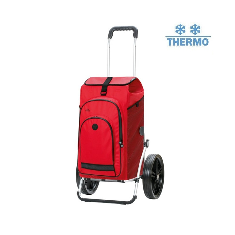 Royal Shopper Hydro 3.0 - Chariot de courses 2 roues - Rouge - 62 L - Andersen Shopper Manufaktur