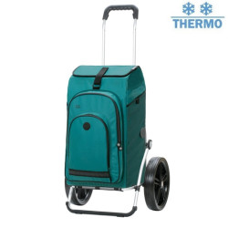 Royal Shopper Hydro 3.0 - Chariot de courses 2 roues - Pétrole - 62 L - Andersen Shopper Manufaktur