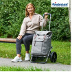 Royal Shopper Basil City - Chariot de courses 2 roues - Gris - 50 L - Andersen Shopper Manufaktur
